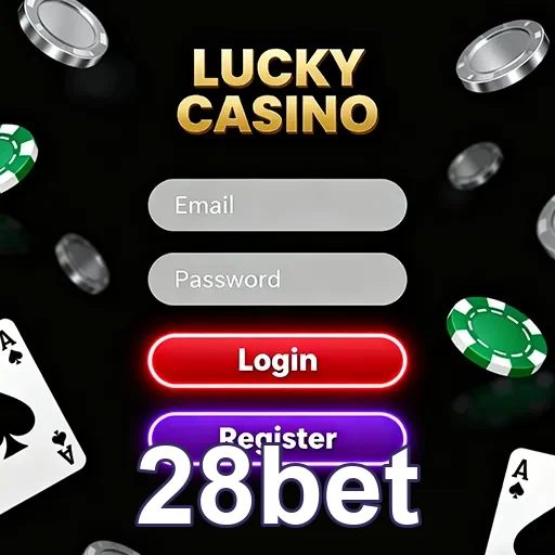 Imagem de tela de login no celular com acesso ao cassino online