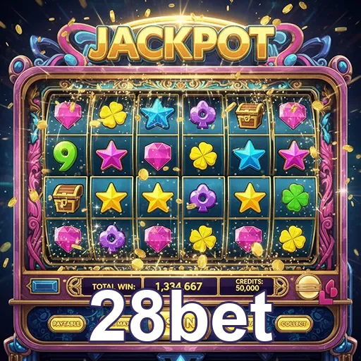 Imagem de slots rápidos na 28bet, foco em jogos com interface simples